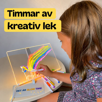 Barn ritar på Lysrit – timmar av kreativ lek